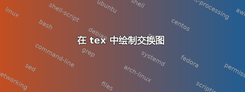 在 tex 中绘制交换图