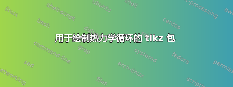 用于绘制热力学循环的 tikz 包