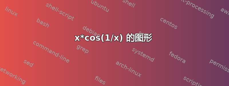 x*cos(1/x) 的图形