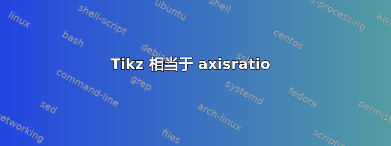 Tikz 相当于 axisratio 