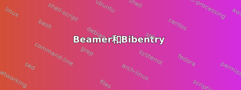 Beamer和Bibentry