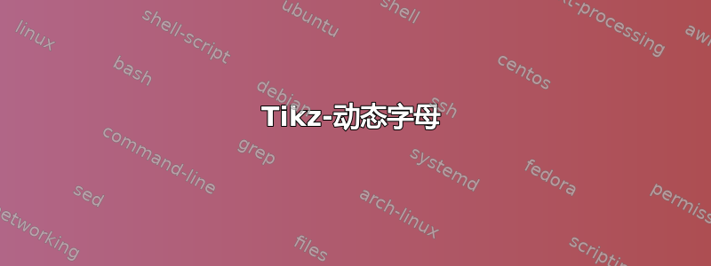 Tikz-动态字母