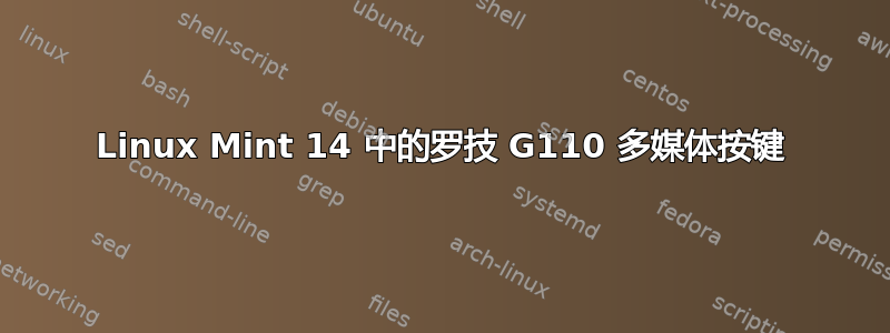 Linux Mint 14 中的罗技 G110 多媒体按键