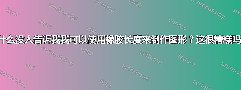 为什么没人告诉我我可以使用橡胶长度来制作图形？这很糟糕吗？