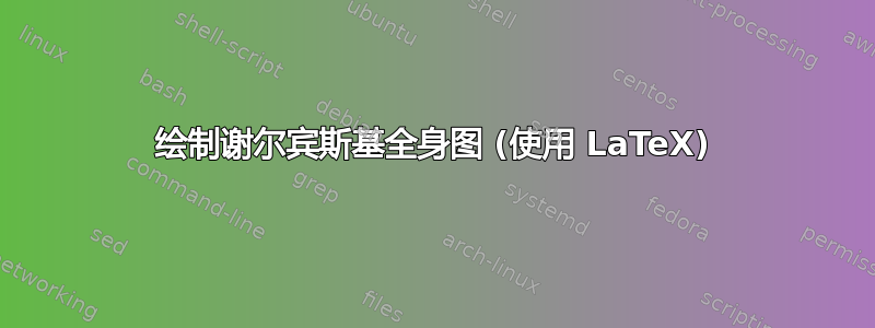 绘制谢尔宾斯基全身图 (使用 LaTeX)