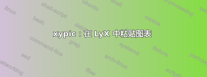 xypic：在 LyX 中粘贴图表