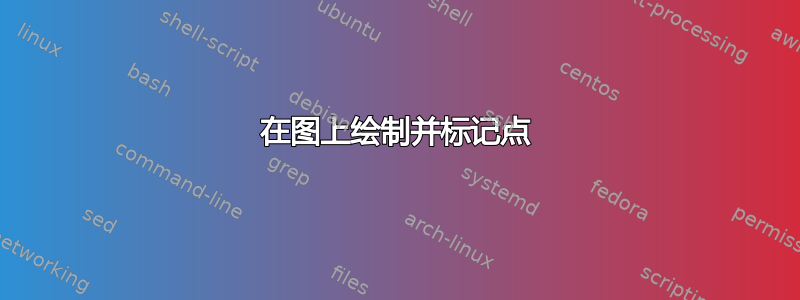 在图上绘制并标记点