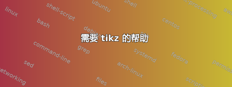 需要 tikz 的帮助