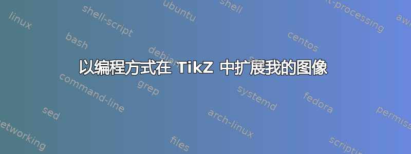 以编程方式在 TikZ 中扩展我的图像