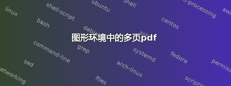 图形环境中的多页pdf