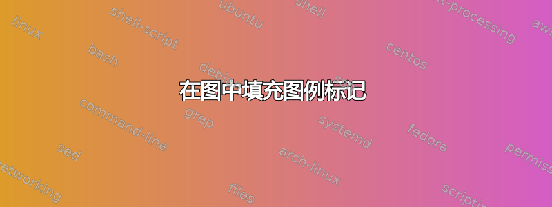 在图中填充图例标记