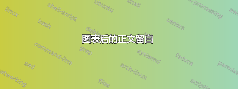 图表后的正文留白