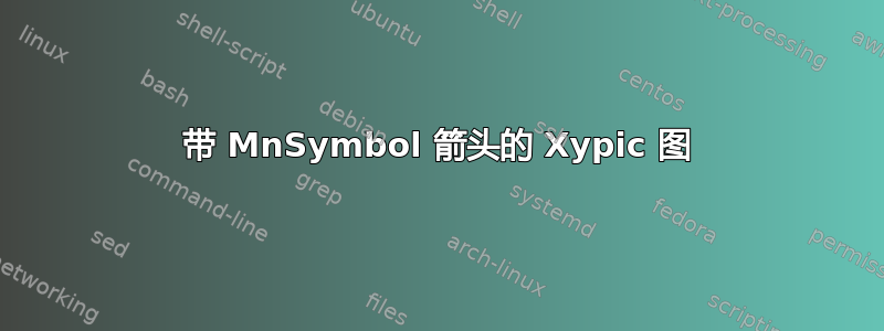 带 MnSymbol 箭头的 Xypic 图