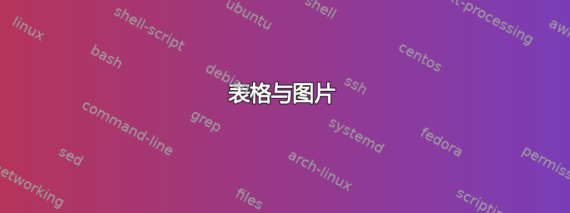 表格与图片