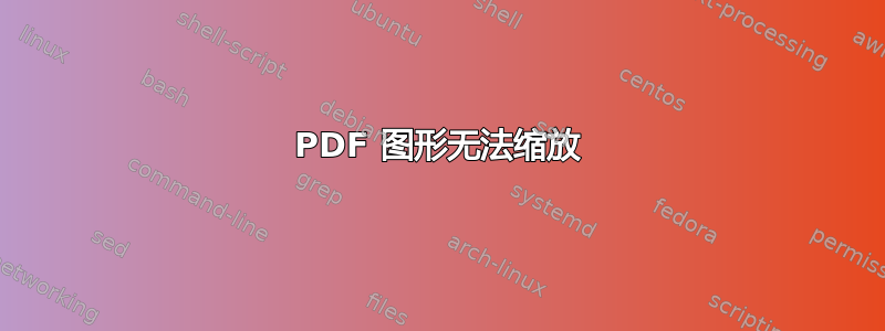 PDF 图形无法缩放