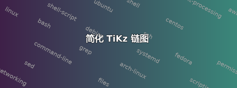 简化 TiKz 链图