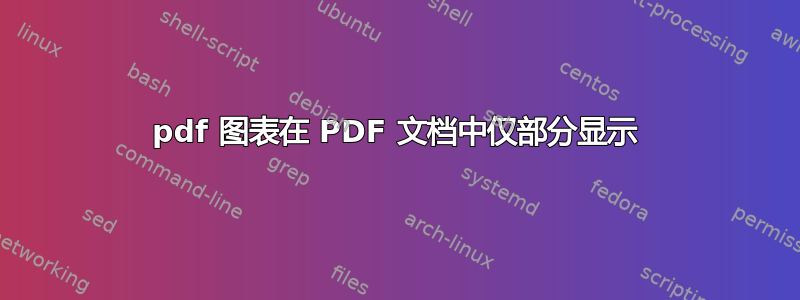 pdf 图表在 PDF 文档中仅部分显示