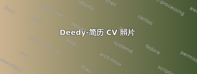 Deedy-简历 CV 照片