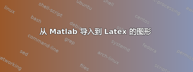 从 Matlab 导入到 Latex 的图形