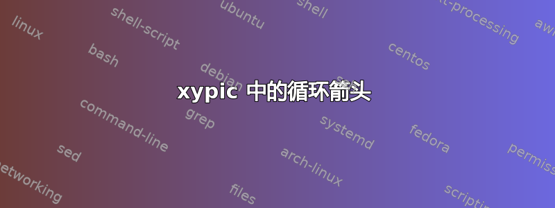 xypic 中的循环箭头