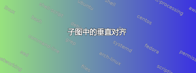 子图中的垂直对齐