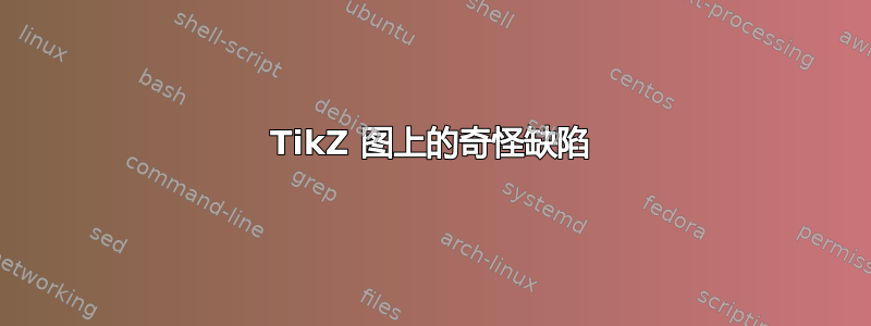 TikZ 图上的奇怪缺陷