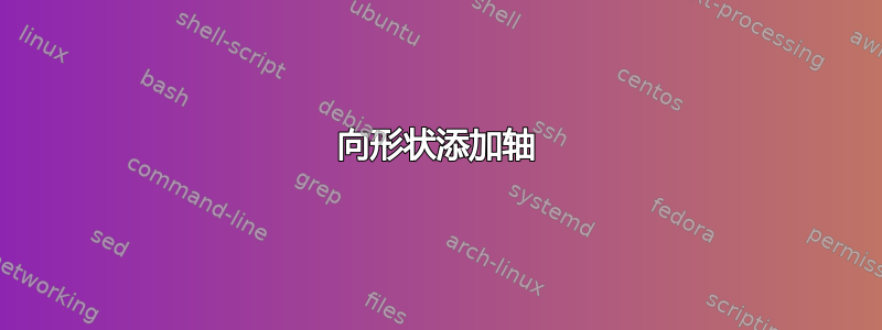 向形状添加轴