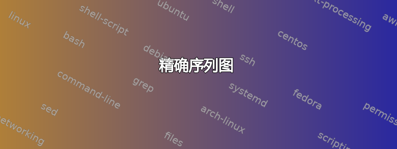 精确序列图