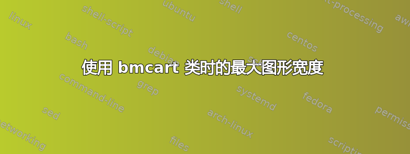 使用 bmcart 类时的最大图形宽度