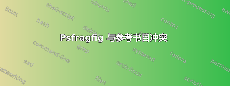 Psfragfig 与参考书目冲突