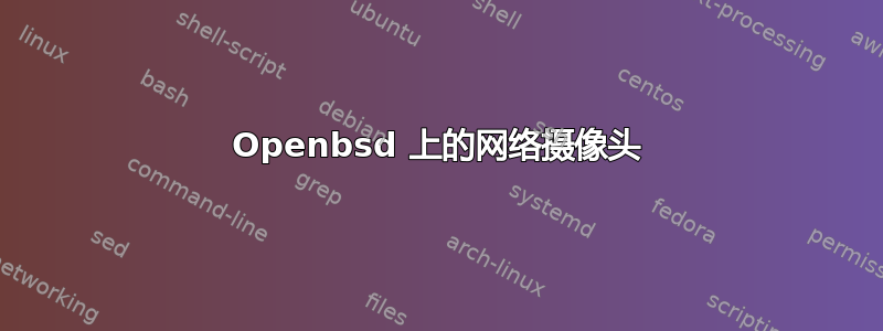 Openbsd 上的网络摄像头