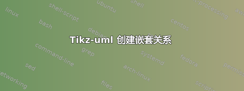 Tikz-uml 创建嵌套关系