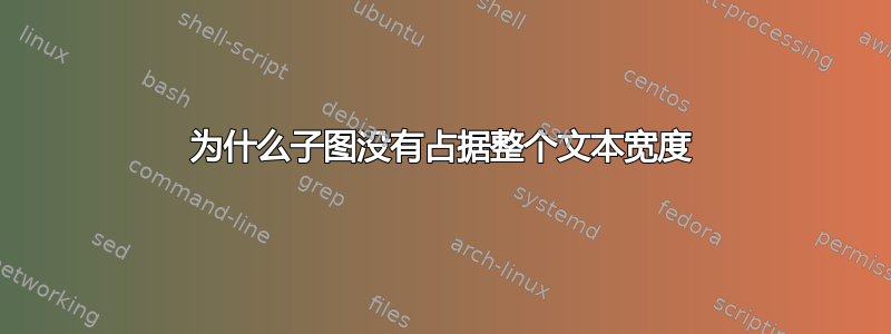 为什么子图没有占据整个文本宽度