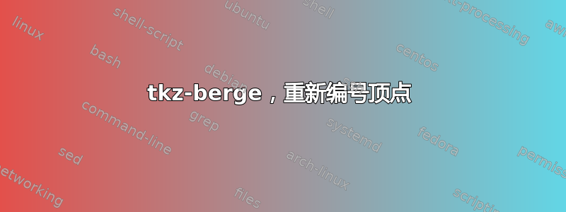 tkz-berge，重新编号顶点