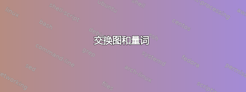 交换图和量词