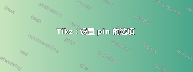 Tikz：设置 pin 的选项