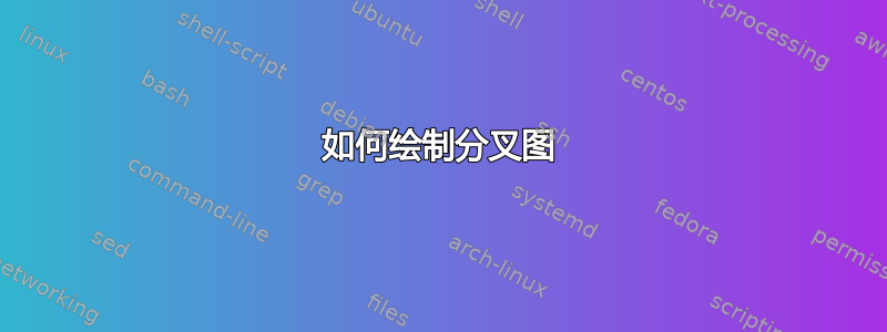 如何绘制分叉图