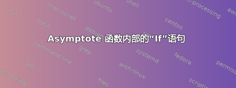 Asymptote 函数内部的“If”语句