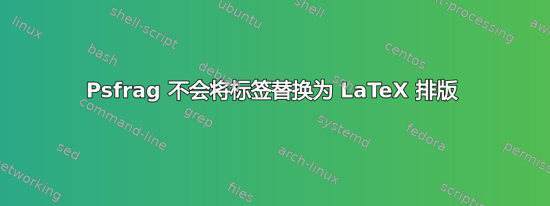 Psfrag 不会将标签替换为 LaTeX 排版