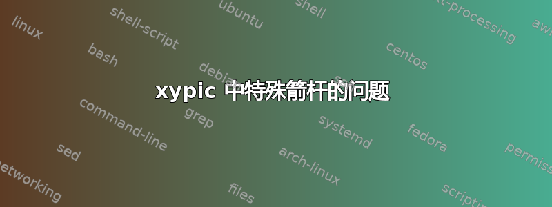 xypic 中特殊箭杆的问题