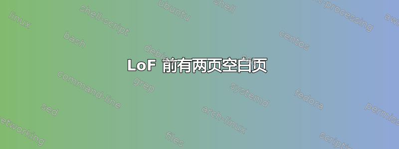 LoF 前有两页空白页