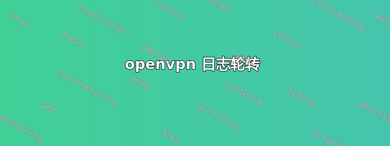 openvpn 日志轮转