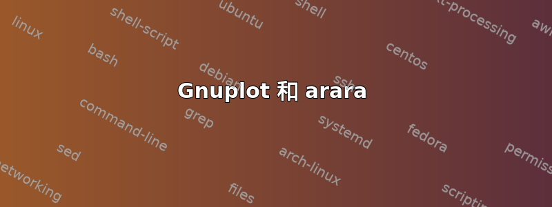 Gnuplot 和 arara