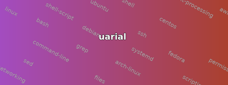 uarial