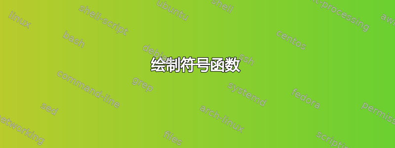 绘制符号函数