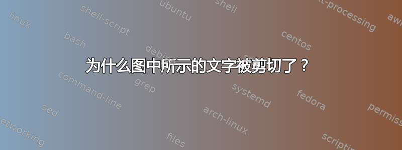 为什么图中所示的文字被剪切了？