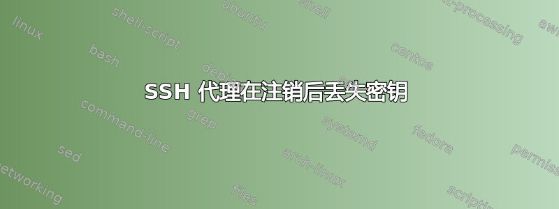 SSH 代理在注销后丢失密钥