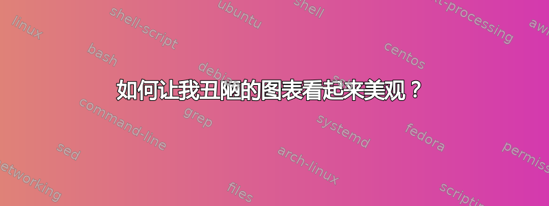 如何让我丑陋的图表看起来美观？