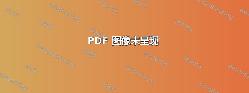 PDF 图像未呈现