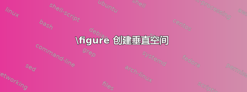 \figure 创建垂直空间